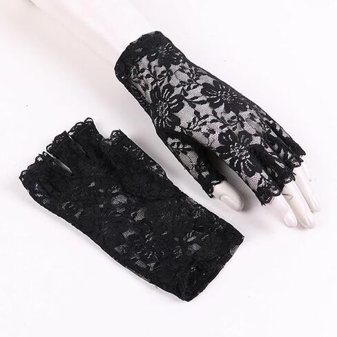 إكسسوارات زي القطة السوداء، قناع دانتيل، عصابة رأس للقطط، قفازات، قلادة وذيل in Kuwait