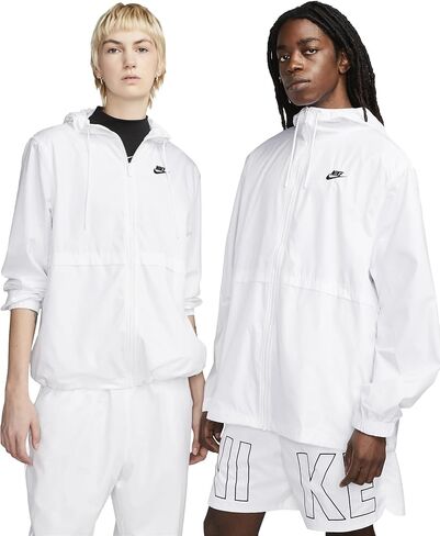 Nike Sportswear Essential Repel Women's Woven Jacket, WHITE, SMALL in Saudi Arabia