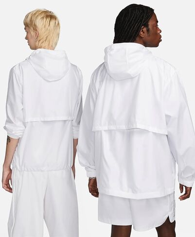 Nike Sportswear Essential Repel Women's Woven Jacket, WHITE, SMALL in Saudi Arabia