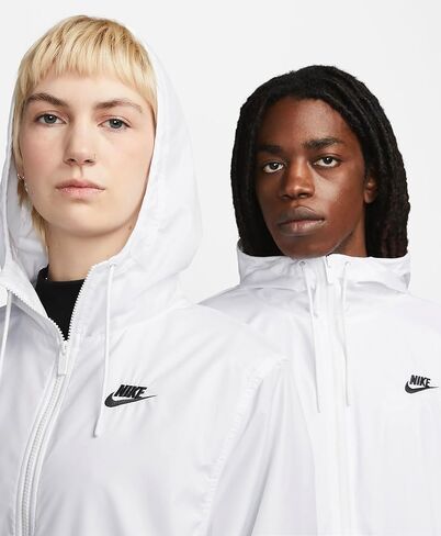 Nike Sportswear Essential Repel Women's Woven Jacket, WHITE, SMALL in Saudi Arabia