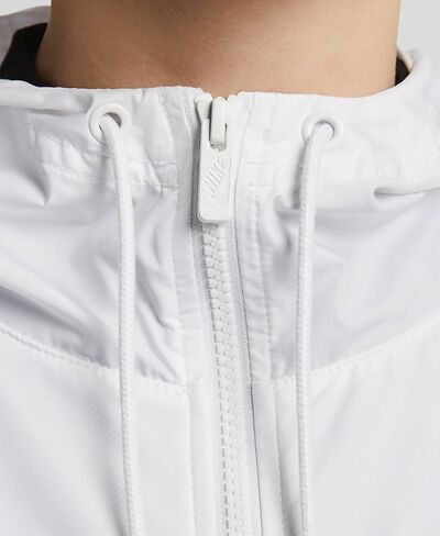 Nike Sportswear Essential Repel Women's Woven Jacket, WHITE, SMALL in Saudi Arabia