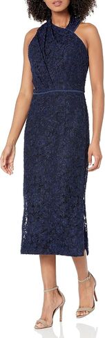 JS Collections Women's Scarlett Wrap Tea Length Dress in Saudi Arabia