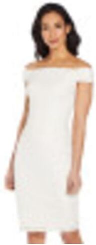 Adrianna Papell Women's Off Shlder Crunchy Bead DRS in Saudi Arabia
