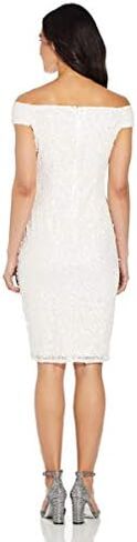 Adrianna Papell Women's Off Shlder Crunchy Bead DRS in Saudi Arabia