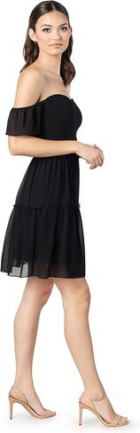 Dress the Population Women's Justitia Fit and Flare Midi Dress in Saudi Arabia