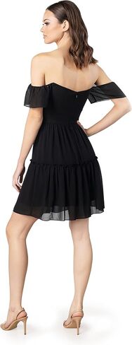 Dress the Population Women's Justitia Fit and Flare Midi Dress in Saudi Arabia