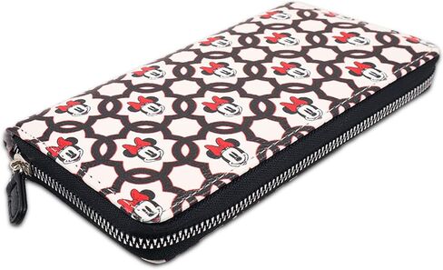 Disney Minnie Mouse Wallet - Bundle with Minnie Mouse Wallet for Women, Girls, Teens Plus Minnie Stickers Bags for Women in Saudi Arabia