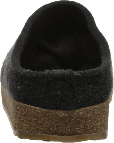 HAFLINGER Women's Gz Spirit Charcoal Clogs-and-Mules-Shoes in Saudi Arabia