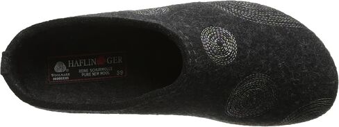 HAFLINGER Women's Gz Spirit Charcoal Clogs-and-Mules-Shoes in Saudi Arabia