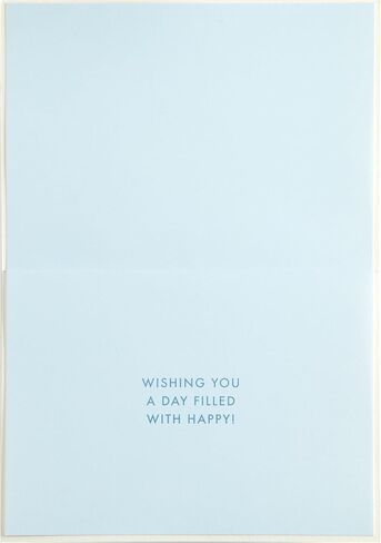NIQUEA.D Happy Birthday Card, Unicorn White, Layered Laser (NB-0026) in Saudi Arabia
