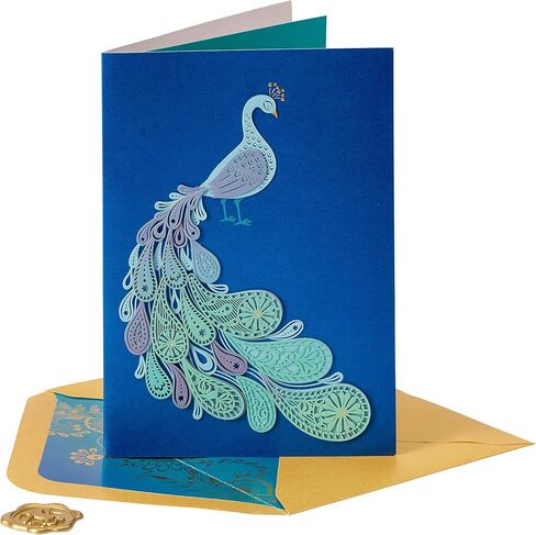 NIQUEA.D Happy Birthday Card, Unicorn White, Layered Laser (NB-0026) in Saudi Arabia