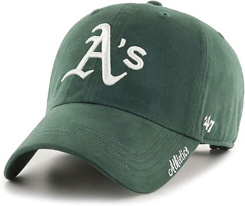 '47 Oakland Athletics Miata Clean Up قبعة حريمي قابلة للتعديل باللون الأخضر، مقاس واحد, جريه مارل, One Size in Saudi Arabia