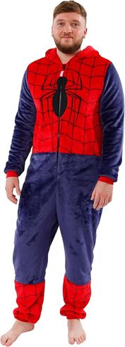 Marvel Onesies for Men | Men's Spiderman Onesie | Spiderman Costume Adult | Official Spiderman Merchandise in Saudi Arabia