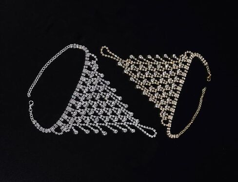 Finger Ring Bracelet for Women Rhinestone Hand Chain Bracelet with Ring Slave Bracelet Hand Harness Bracelet for Girls in Saudi Arabia