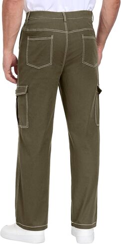 بنطال Sailwind الرجالي Wild Cargo ملائم بشكل مريح وخياطة متباينة in Kuwait
