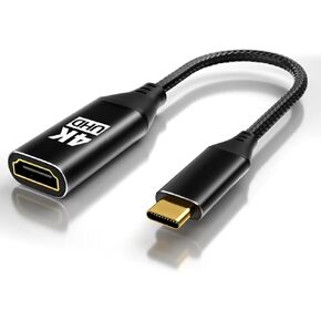 USB C to HDMI Adapter 4K@60Hz （2-Pack）， [Thunderbolt 3/4 Compatible] USB Type C to HDMI Adapter Groundbreaking Performance, Compatible for iPhone 15 Pro/Max, MacBook Pro/Air, iPad, iMac and More