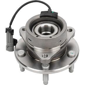 MAYASAF 513206 [2 Pack] Front Wheel Hub Bearing Assembly 5 Lugs w/ABS for Pontiac 2007-09 G5/05-06 Pursuit, for Chevy 2006-11 HHR Excluding SS, 05-10 Cobalt Excluding SS M, 2004-07 for Saturn Ion