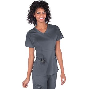 Workwear Core Stretch Women Scrubs Top V-Neck 24703