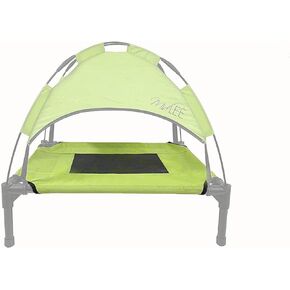 Midlee Dog Cot Replacement Bed Fabric- Green(Small)