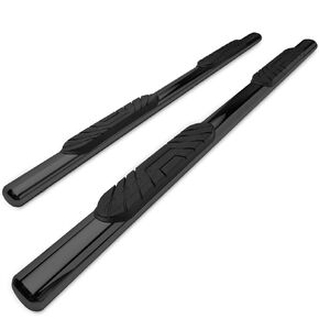 TAC Side Steps Compatible with 2009-2018 RAM 1500 Crew Cab | 2019-2023 RAM 1500 Classic | 2010-2024 RAM 2500/3500/4500/5500 Crew Cab Truck Pickup 4" Oval Black Side Bars Nerf Bars Running Boards 2Pcs