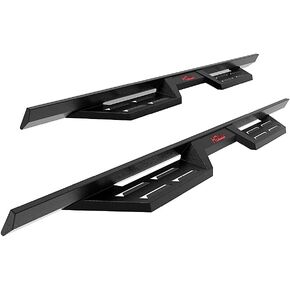 HD Ridez Steel Construction Drop Down Style Running Boards Compatible with Nissan Frontier 2005-2024 King Cab & Suzuki Equator 2005-2012 Extra Cab