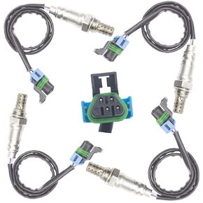 Oxygen Sensor for Chevrolet Equinox Impala Traverse GMC Terrain Acadia Cadillac SRX Buick Lacrosse Upstream +Downstream 4PCS