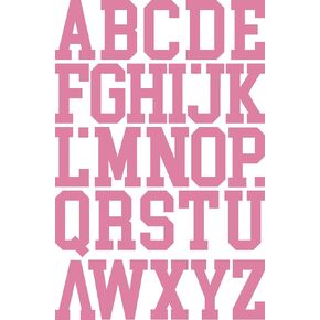 IRON 'EM Green Iron On Letters for Fabric, Clothing, Custom Tshirt, DIY Craft for Kids, Adults, and Toddlers 2" Felt Letters for Fabric, Heat Transfer Letters. College Sports Jersey Font. 2 Sheets in Kuwait