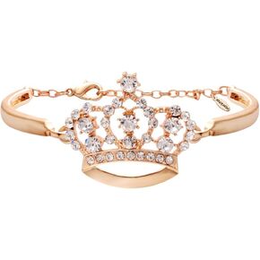 Fashion Crystal Crown Bracelets Simple Jewelry for Women