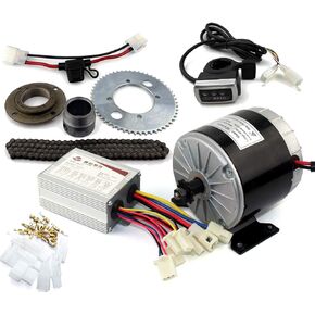 24V36V 350W Motor Kit Gokart Engine System with Gas Pedal Child Bike Conversion Kit DIY 4-Wheels Cart in Kuwait