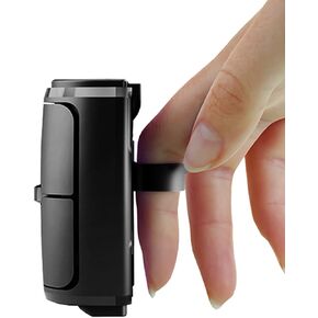 Geyes Mini Finger Mouse, Portable Bluetooth and 2.4g Wearable Finger Or Desktop Use Wireless Mouse for Pc Laptop Tablet Mac...