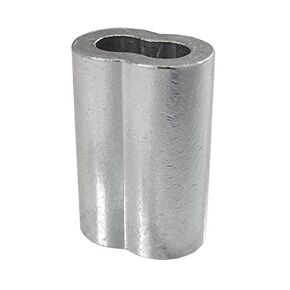 Loos Cableware SL2-1P Zinc Plated Copper Crimping Sleeve Set for 1/32" Diameter Wire Rope (50 Pieces)