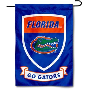 College Flags & Banners Co. Florida Gators Crest Shield Garden Flag and Banner