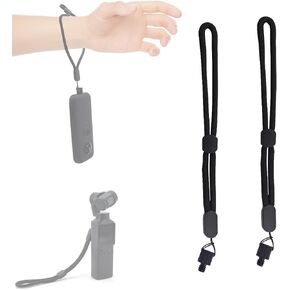 CAPART Hand Strap Wrist Strap with 1/4 Screw for DJI Pocket 2 3, Insta360 One X2 X3 X4, Feiyue Camera, Action Camera Anti-Lost 1/4 screw lanyard (2 Pack)