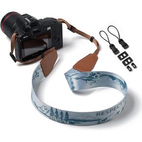 National Park Inspired Camera Strap-Fit For DSLR/SLR/Mirrorless Canon Nikon Sony Olympus,Quick Release Adjustable Shoulder & Neck,Great Gift for Men&Women Photographers