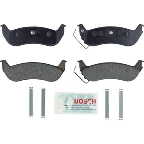 BOSCH BE932H Blue Ceramic Disc Brake Pad Set With Hardware - Compatible With Select Ford Crown Victoria, Ranger; Lincoln Town Car; Mercury Grand Marquis, Marauder; REAR