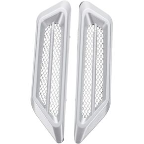 1 Pair Car Simulation Air Outlet Auto Side Vent Decor Hood Ornament Car Air Vent Grille Plastic Air Vent Cover Window Shutter Sticker Car Hood Refit Abs Auto Accessories