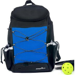 Athletico 35L Pickleball Backpack - Pickleball Bags for Men or Women Includes Pickleball Ball Holder