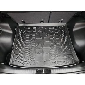 Premium Cargo Liner for Jeep Cherokee 2014-2023 - Custom Fit Car Trunk Mat - All-Season Black Cargo Mat - 3D Shaped Laser Measured Trunk Liners for Jeep Cherokee 2014-2023