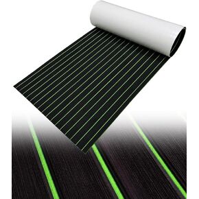 Hjdeck Boat Flooring EVA Foam Boat Decking Sheet, Faux Teak Boat Flooring Self-Adhesive Marine Carpet Non-Slip Mat for Yacht Fishing Boat Kayak Motorboat Swimming Pool Garden Cooler Tops Seating