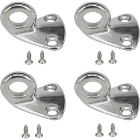 4PACK Fender Hook,Marine Grade 316 Stainless Steel Safety-Duty Fender Hooks Boat Coat Hat Hardware