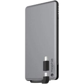 Mophie powerstation Plus Mini - External Battery with Built in cables for Smartphones - Space Gray