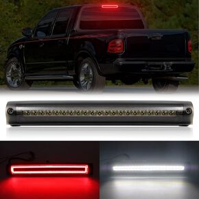 R&F Auto Led Third Brake Light Replacement for (1999-2016) F250 F350 F450 F550 Super Duty,for Ranger (1993-2011), Strobe 3rd Brake Light High Mount Stop Light + White Cargo Light with Seal Gasket