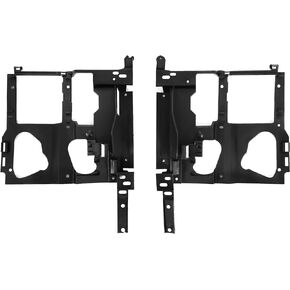 HECASA Headlight Bracket Pair Compatible with 1999-2006 Chevy Chevrolet Silverado Suburban Tahoe GMC Sierra Yukon Headlamp Bracket Replacement for 15798920 GM1221122 15798919 GM1221121
