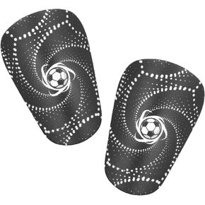 2pcs Mini Soccer Shin Guards, 3.93x2.36in Extra Miniature Shin Guards Small Protective Equipment Shin Guards Tiny Professional Soccer Shin Pads for Men Women Kids Boys Girls