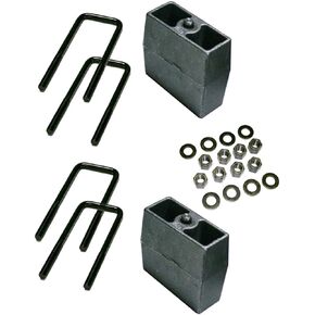 Superlift 5" Block Kit for Suburban/Blazer/Tahoe | Rear Lift Blocks, U-Bolts, & Hardware | 3259 | Fits 1988-1998 GM 1500 Pickup & 1992-1999 1500 Suburban/Blazer/Tahoe