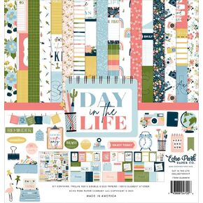 Echo Park Paper Company Day in The Life Collection Kit, White