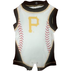 VF Pittsburgh Pirates Infant Toddler Boy's Romper Creeper - Soft 100% Cotton - Cute Team Spirit Outfit