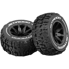 Jetwood 1:14 3.54 Inches Big Wheel, Inserted with Soft Sponge, Durable for All Terrain, 2 PCS, for JC14EP