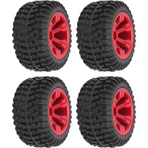 RC Rubber Tire, 110mm / 4.3in Tire Diameter RC Car Wheel Tire Replacement Part Available for WLtoys 12428