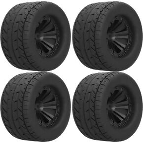 Slash Wheels Duratrax Rc Tires 24×24×7 4pcs 115mm Wheel Tires Rc Car Accessories Fit for Zd Racing 1 10 Rc Car Model